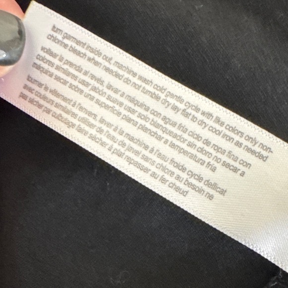 Eloquii Black T Neck Puff Sleeve Easy Dress Ruffle Hem Size 22 - Picture 6 of 9